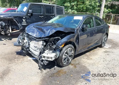 2017 Honda Civic Ex-T from USA, damaged, VIN 2HGFC1F48HH657896